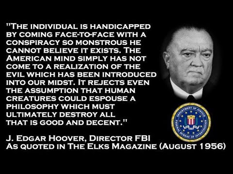 J. Edgar Hoover & The FBI vs Eustace Mullins