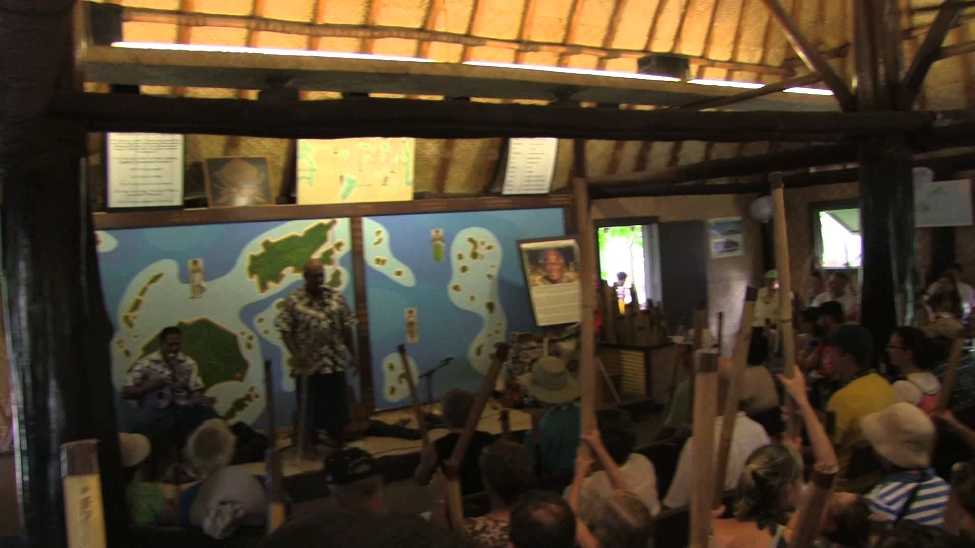 Play Music with Bamboo Polynesian Cultural Center Hawaii