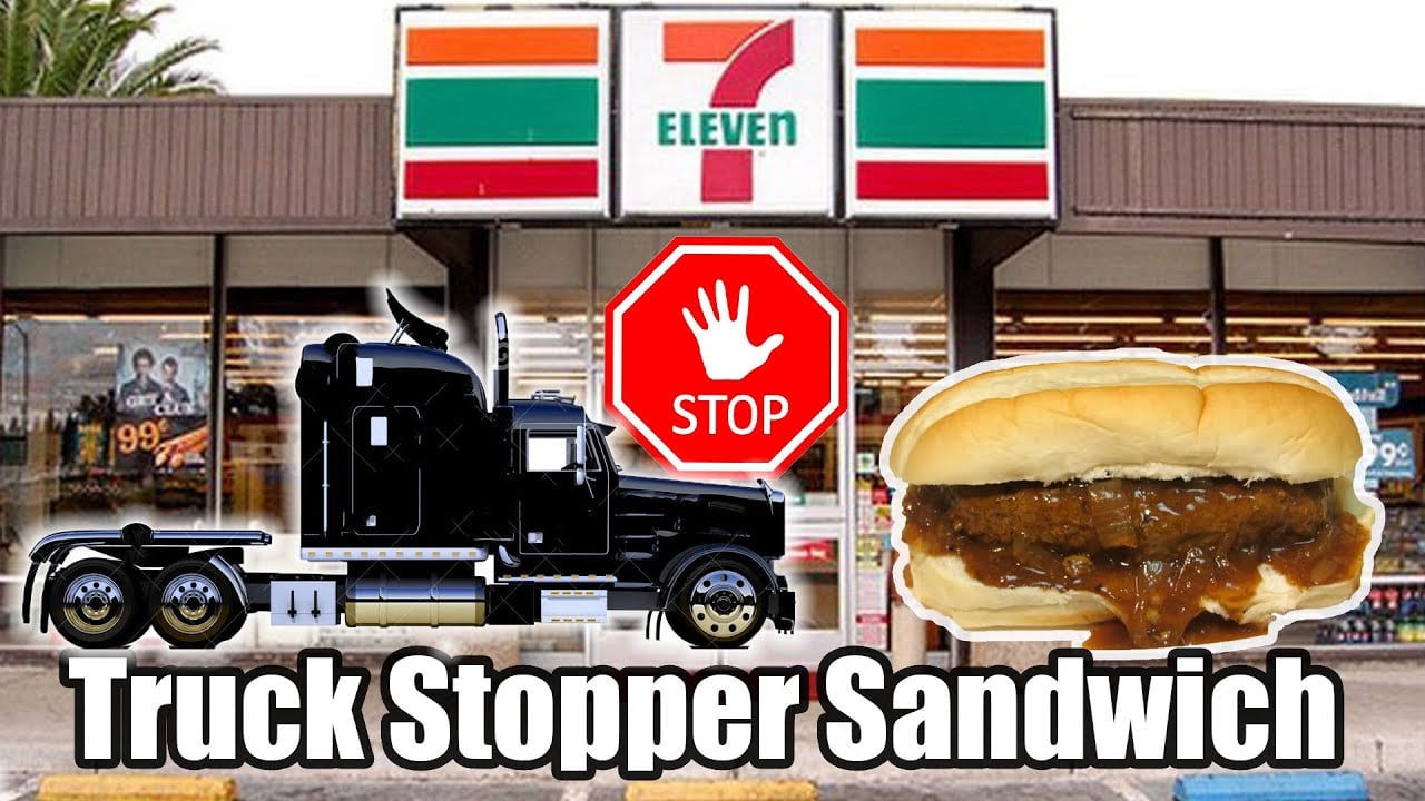 7-Eleven Truck Stopper Sandwich - WHAT ARE WE EATING??