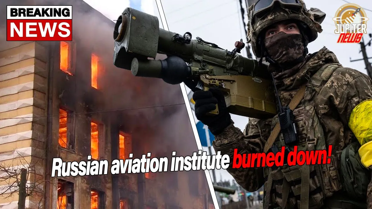 Russian aviation institute burned DOWN! - Russia Ukraine War News