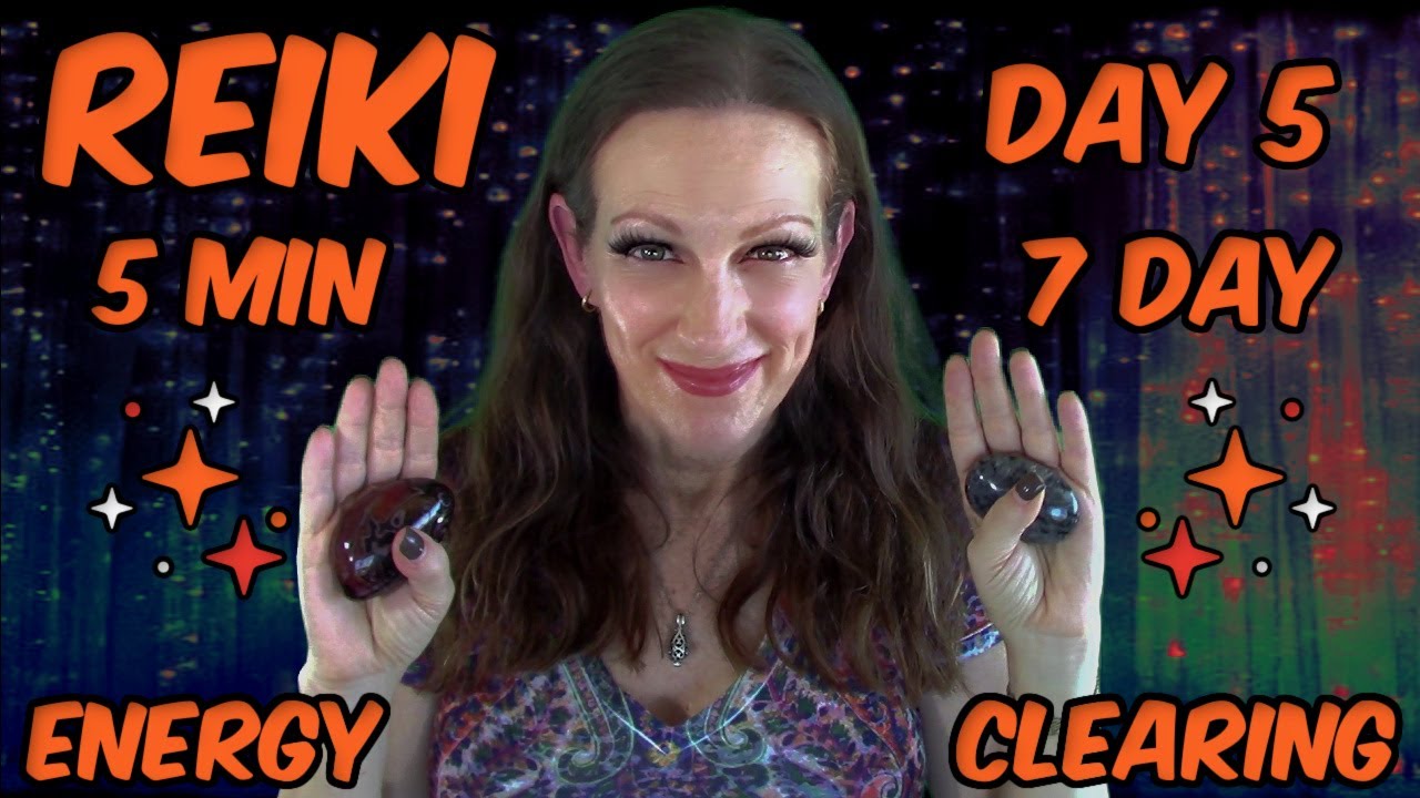 Reiki For Energy Cleansing  Day 5  of 7 ✋✨🤚 Grounding Stones & Verbal Encouragement