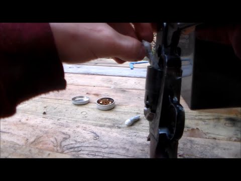 Loading Colt 1851 Cap and Ball with Paper Cartridges