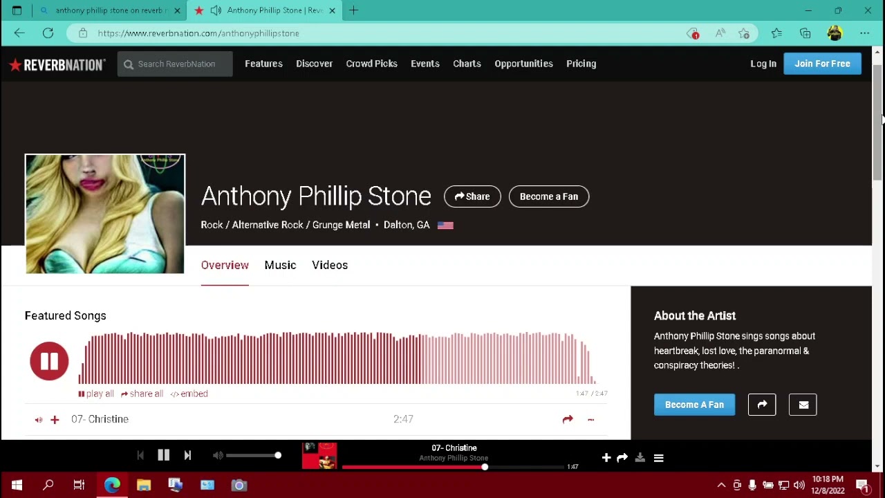 Anthony Phillip Stone Christine GTA Online Characters ReverbNation