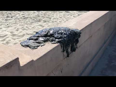Clumps of Oil Spill Residue Found on San Diego Beach