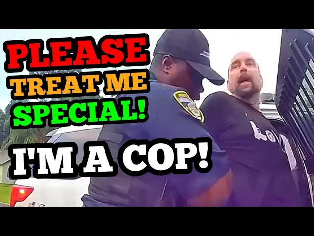 Cop Turns Into B**** While Being Arrested For Beating His Wife