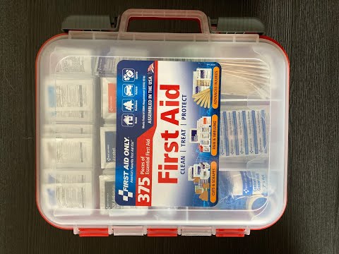 First Aid Only Brand 375 pc. First Aid Kit from Costco! Only $23.99!