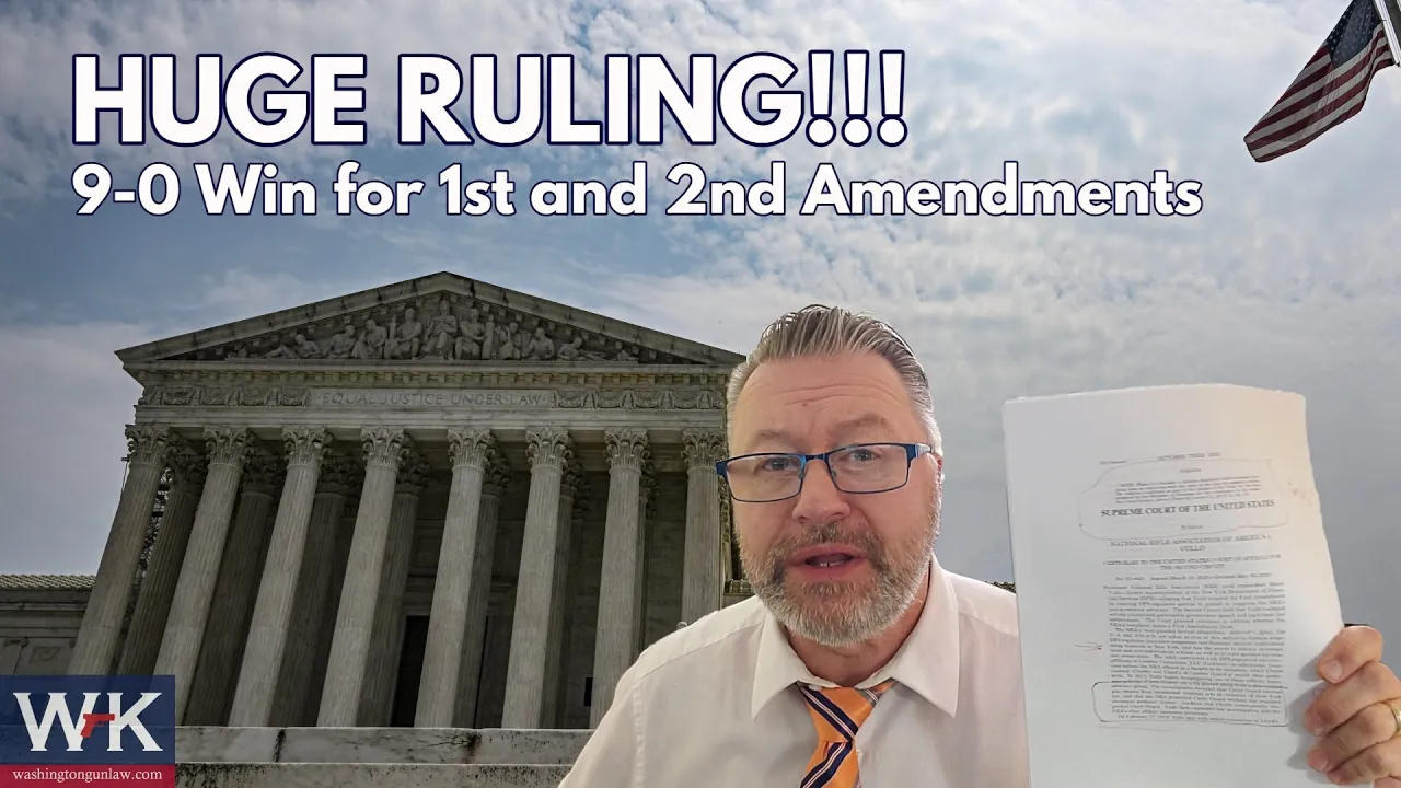 Huge Supreme Court Win for 1st and 2nd Amendments
