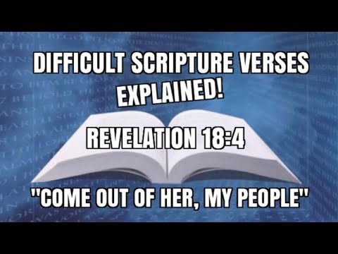 DIFFICULT SCRIPTURE VERSES EXP..