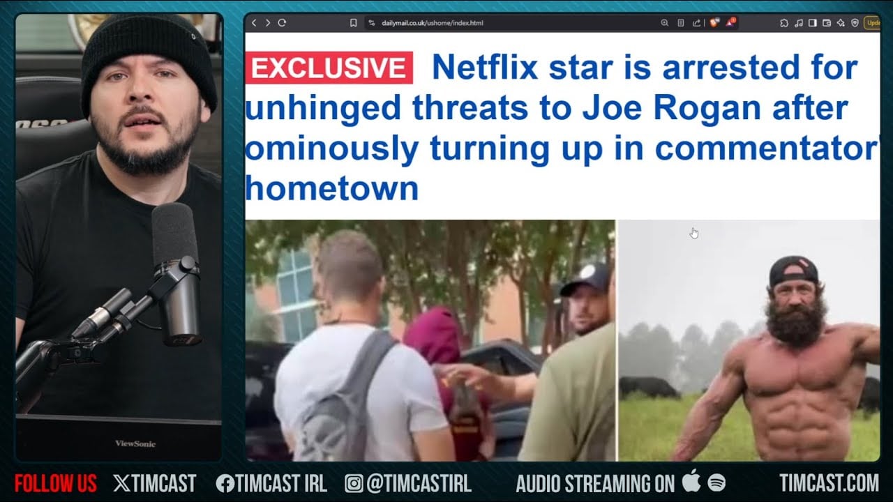 Liver King ARRESTED For Threatening Joe Rogan, Johnson Arrested Challenging Joe Rogan TO FIGHT