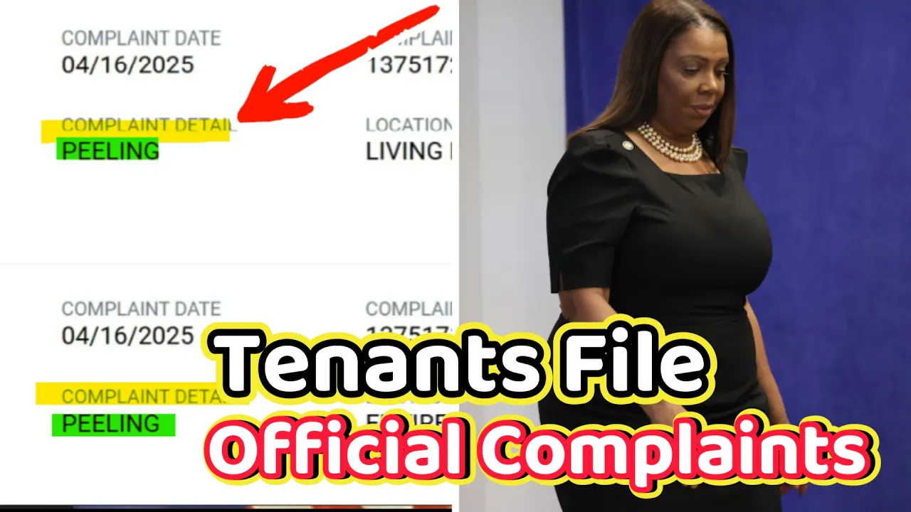 Amid FRAUD Claims, Letitia James' Tenants File FORMAL COMPLAINTS Against Her #letitiajames