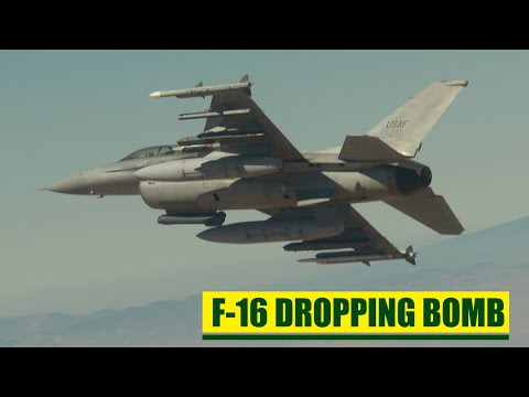 F-16 Fighter Jets DROP GBU-39 Bombs | Korean F-16 Update Program
