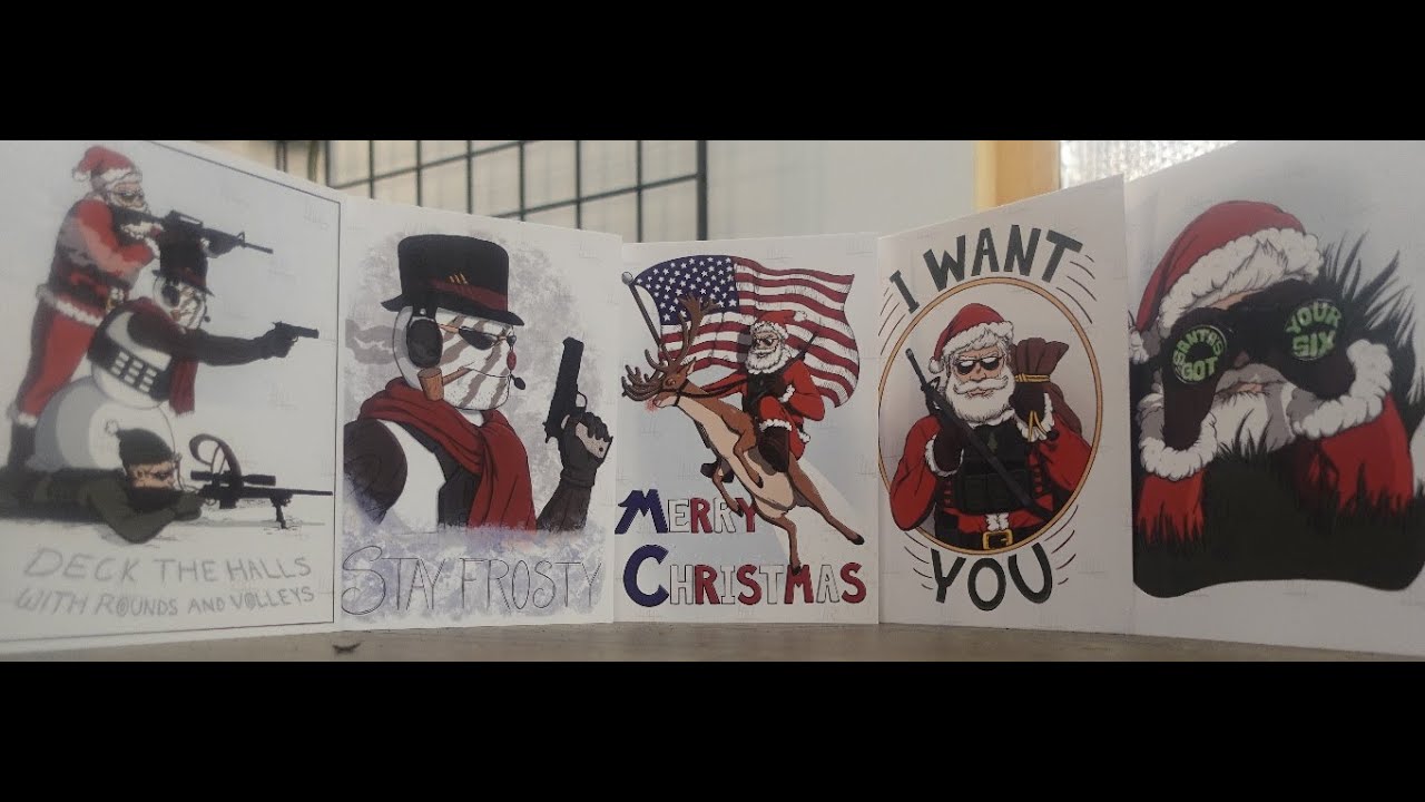 Pro 2A Christmas Cards from #Patriotshitoutfitters