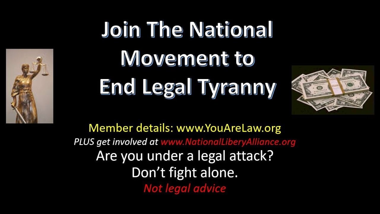 End Legal Tyranny In Our Courts - Get Involved