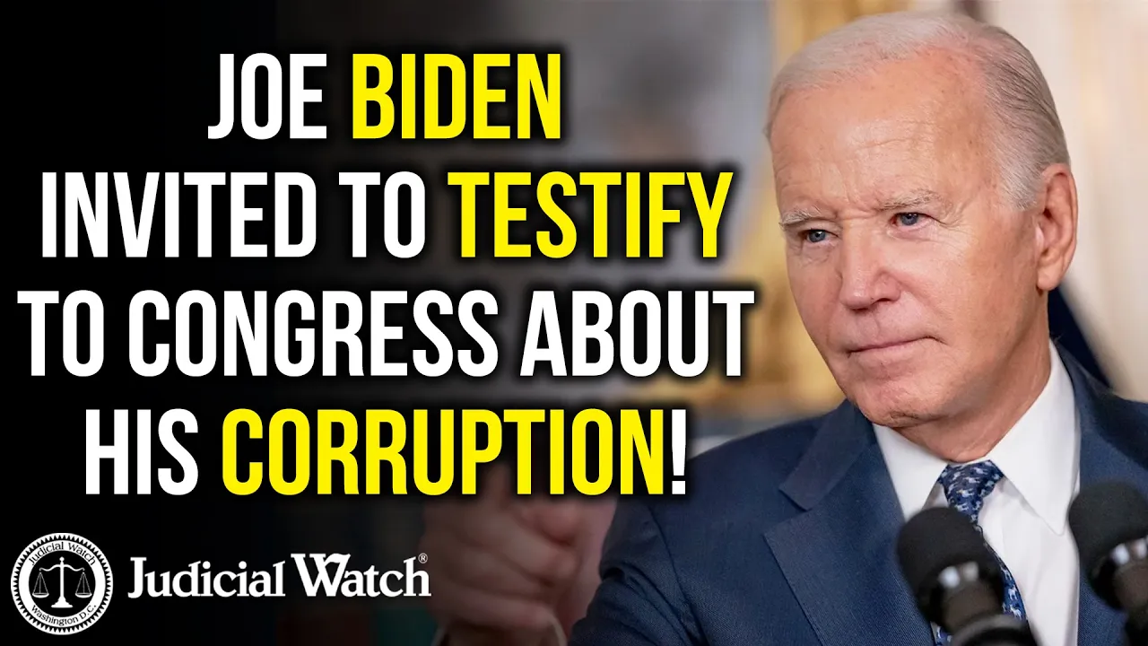 Joe Biden Invited to Testify To Congress About His Corruption!