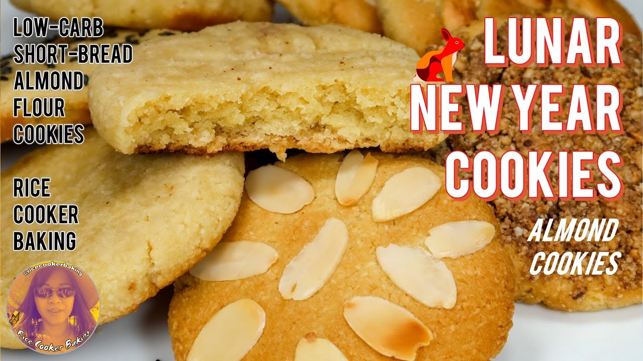 Lunar New Year Cookies 2023 | Almond Flour Cookies Recipe Easy | EASY RICE COOKER RECIPES
