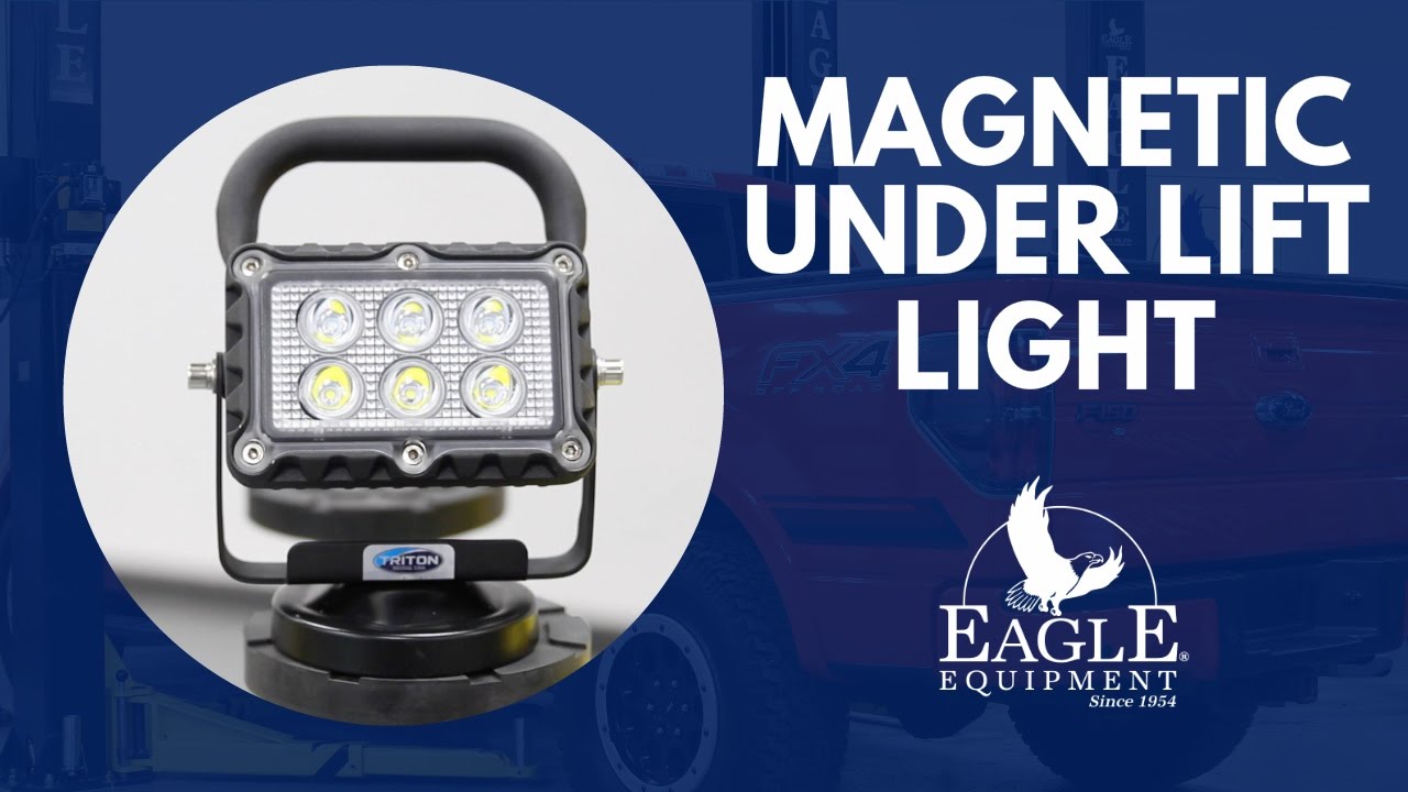 Rechargeable Magnetic LED Work Light - Great light to use under your Eagle lift!