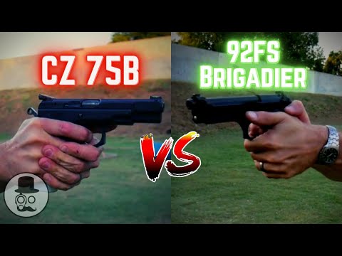 CZ 75B vs. Beretta 92FS Brigadier - Battle of the Retro Hammer guns