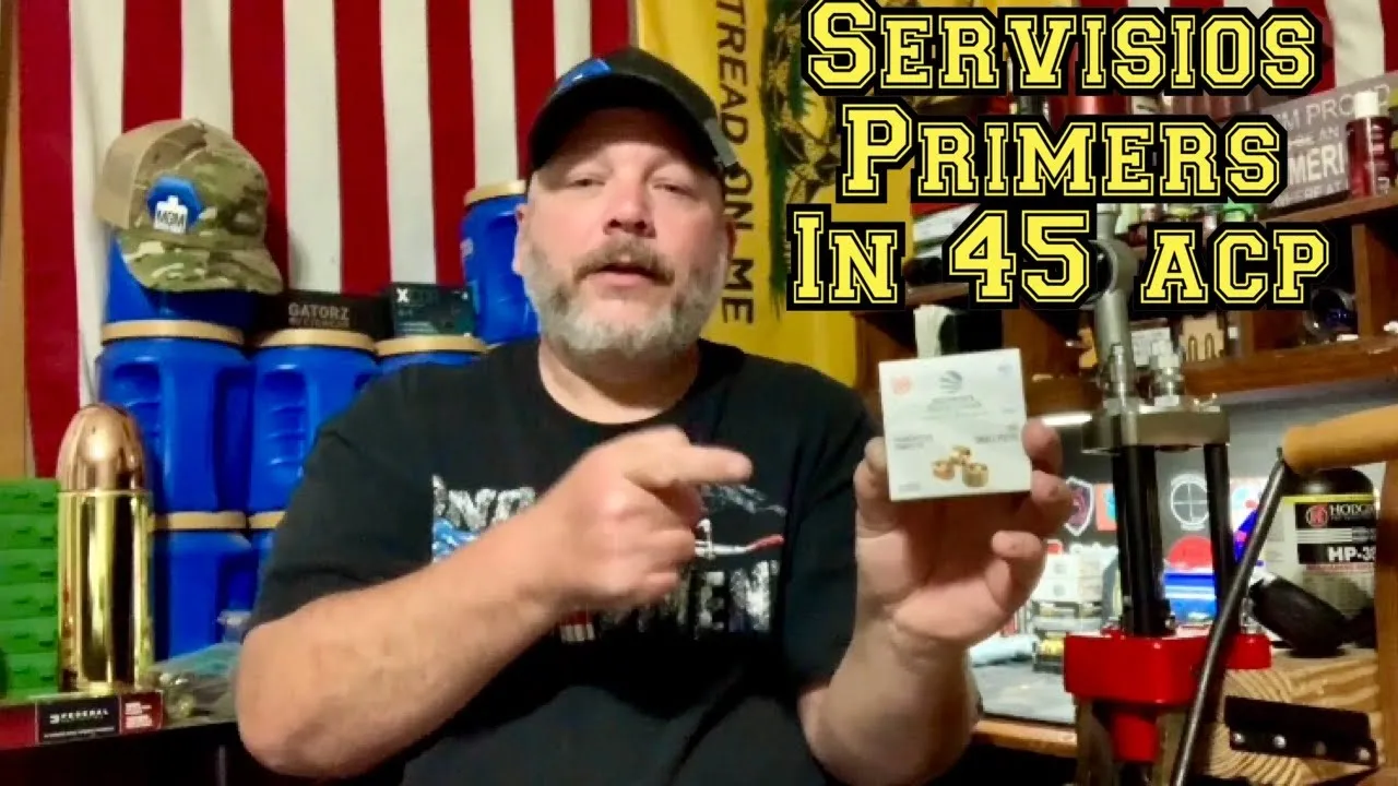Reloading 45acp with Servicios Primers on the Lee Classic Turret Press