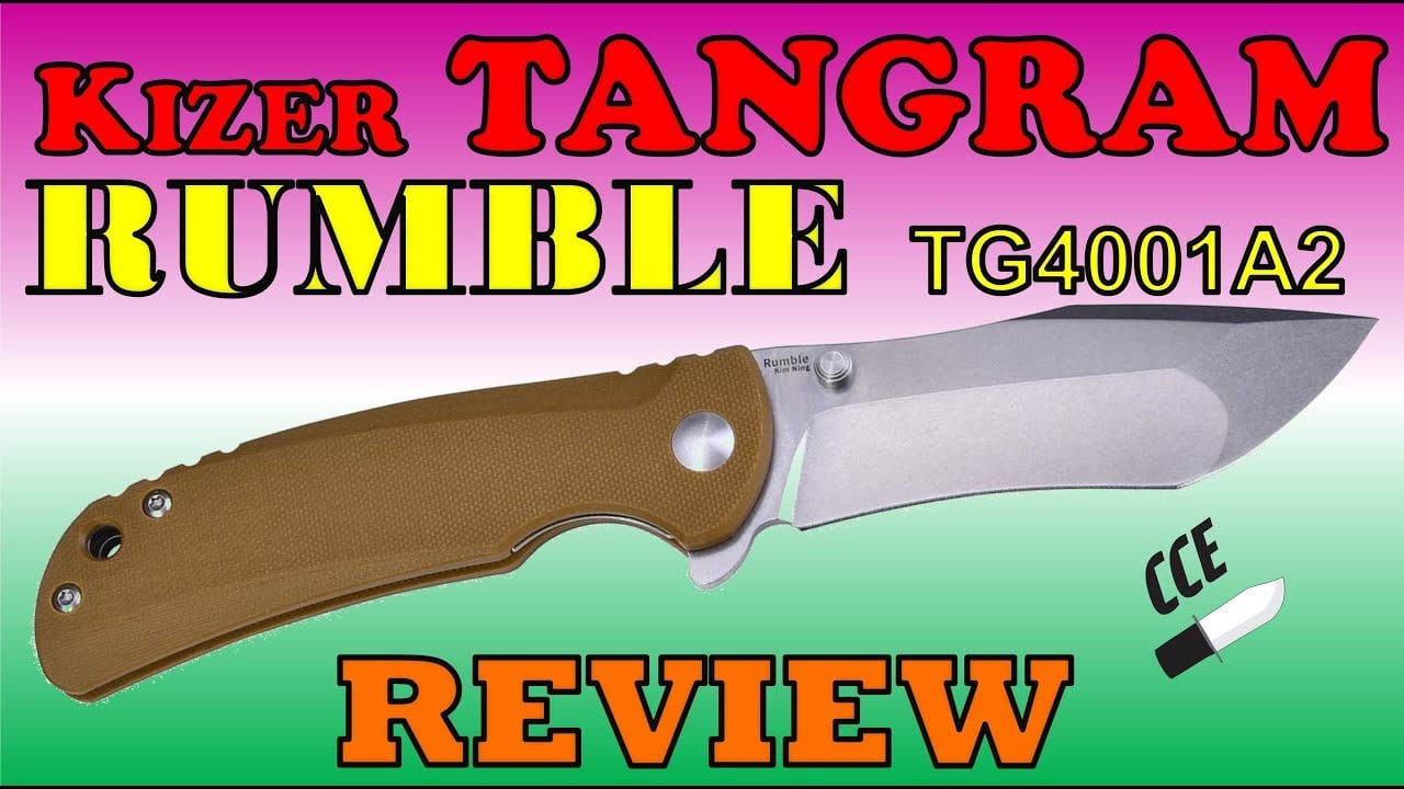 Full Review - Kizer Tangram RUMBLE TG3001A1 or TB3002A1 - with a 1 min cameo by BANDIT