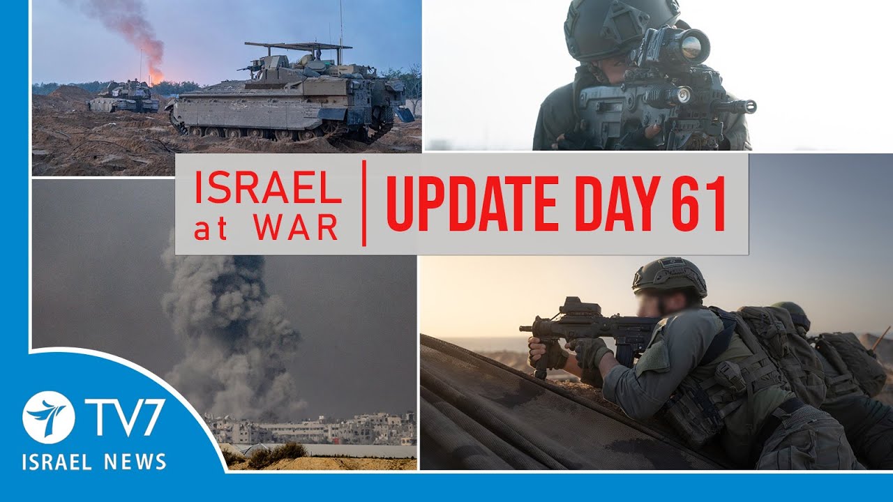 TV7 Israel News - Sword of Iron, Israel at War - Day 61 - UPDATE 06.12.23