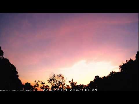 HI SPEED SUNSET: 30 minute sunset in just 1 minute over Stone Mnt Ga.