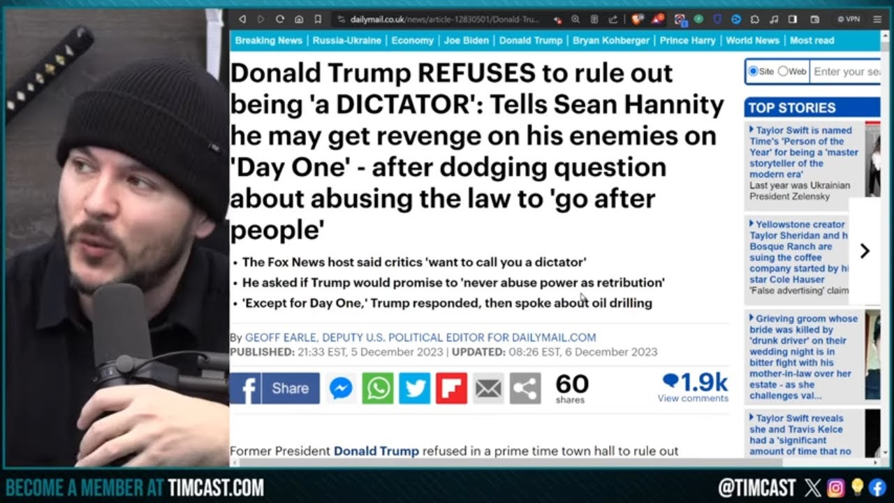 Trump Will Go FULL DICTATOR After Winning 2024 BUT Just One Day, Democrats, Maddow GO INSANE Over It