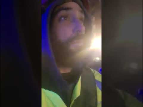 Washington DC construction worker shows Military BARRICADES/CHECKPOINTS in the Streets! -1/15/2021