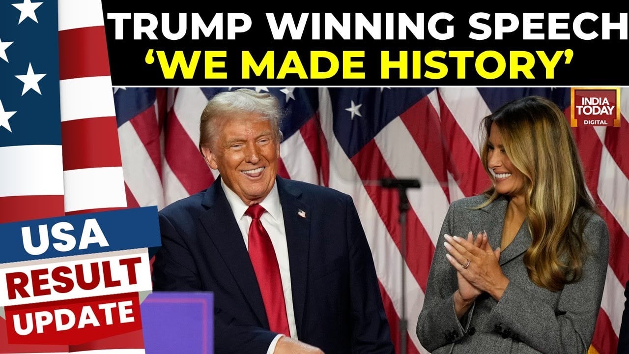 Donald Trump's Historic Victory Speech: 'Golden Age of America'!!!