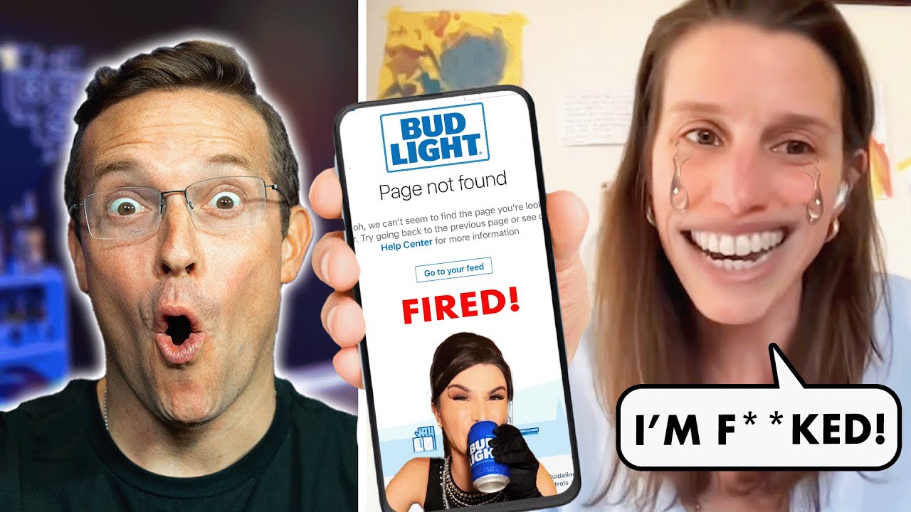 VICTORY! Woke Bud Light Marketing VP Gets CANNED | Bud Surrenders To Boycott | Deletes Account PANIC