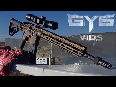 The Powerful 6.8spc Round vs. GEL / MEAT / & BONE