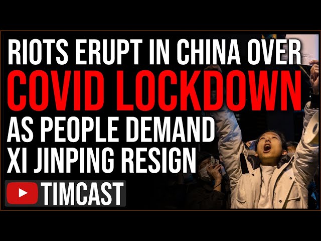 MASSIVE Protest Erupt In China Over Covid Lockdown, Protesters DEMAND END To Xi Jinping Reign