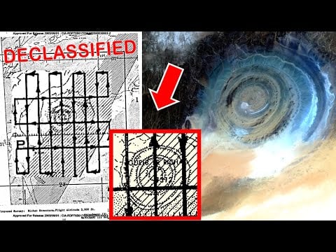 Secret Files on The Eye of The Sahara & The Lost Ancient City of Atlantis | Richat Structure Africa