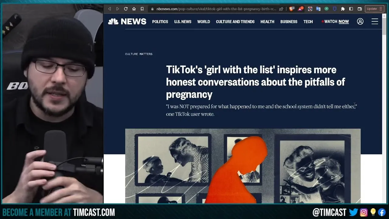 Insane TikTok Trend Tries To Convince Women NOT To Get Pregnant, Humans Are Being DOMESTICATED