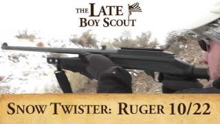 Snow Twister: Ruger 10/22 in a Sub-Freezing Run & Gun