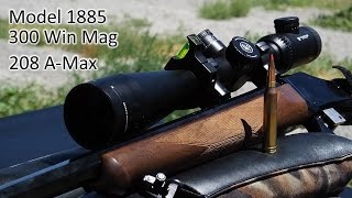 300 Win Mag Winchester Model 1885 - Spirit Ridge Rifle Golf