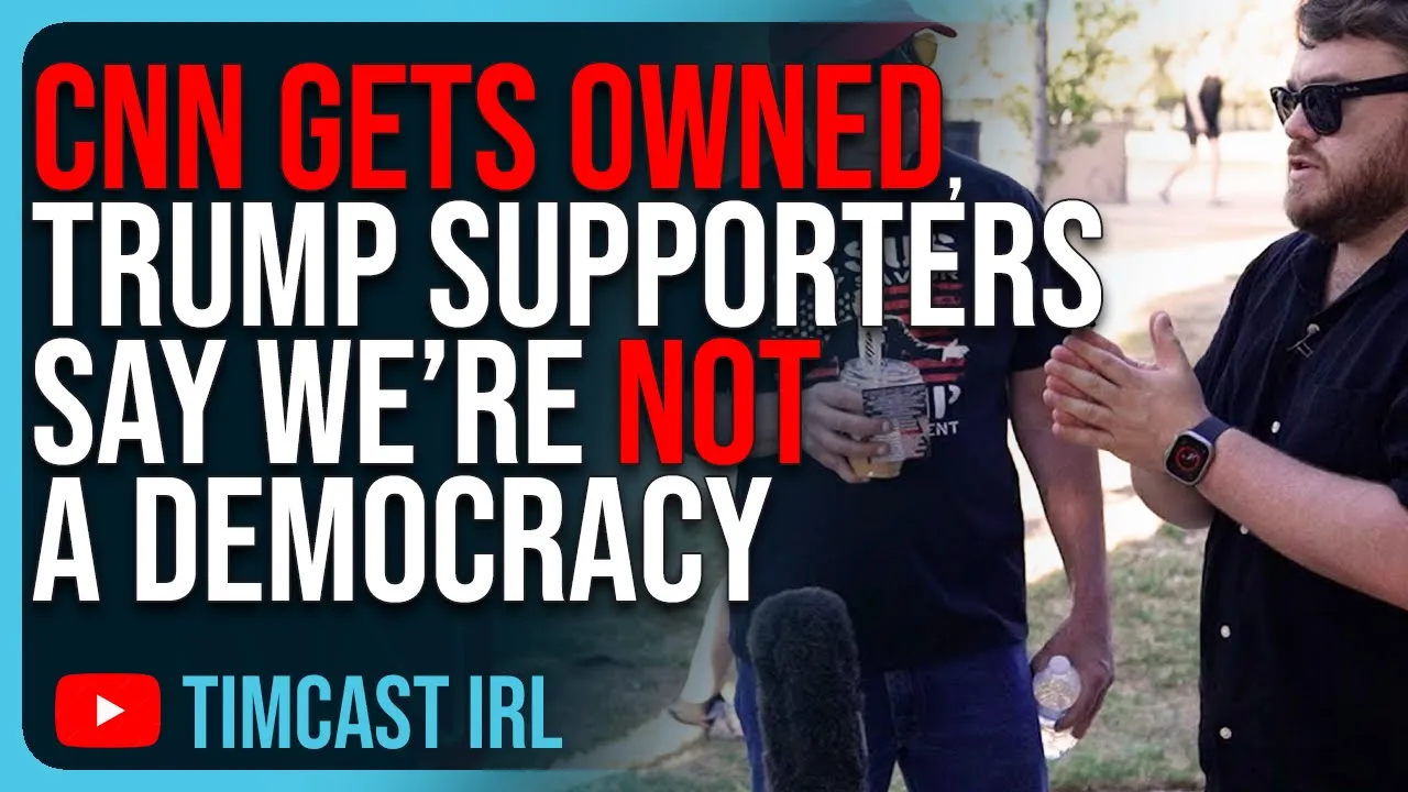 CNN GETS OWNED, Trump Supporters Say US Is NOT A Democracy, THEY ARE RIGHT