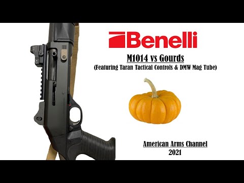 Benelli M1014 vs Gourds  (Taran Tactical Controls and DMW Mag tube Installed)
