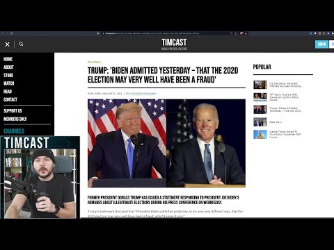 Trump ROASTS Biden For Saying Midterm May Be Illegitimate, Biden Presser A DISASTER For Democrats