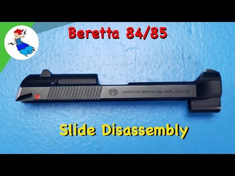 BERETTA 80 SERIES // How to Disassemble the Beretta 84 Cheetah or Beretta 85 Cheetah