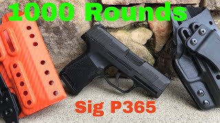 Sig P365 - 1,000 Round Range Day Review-Does it Work?