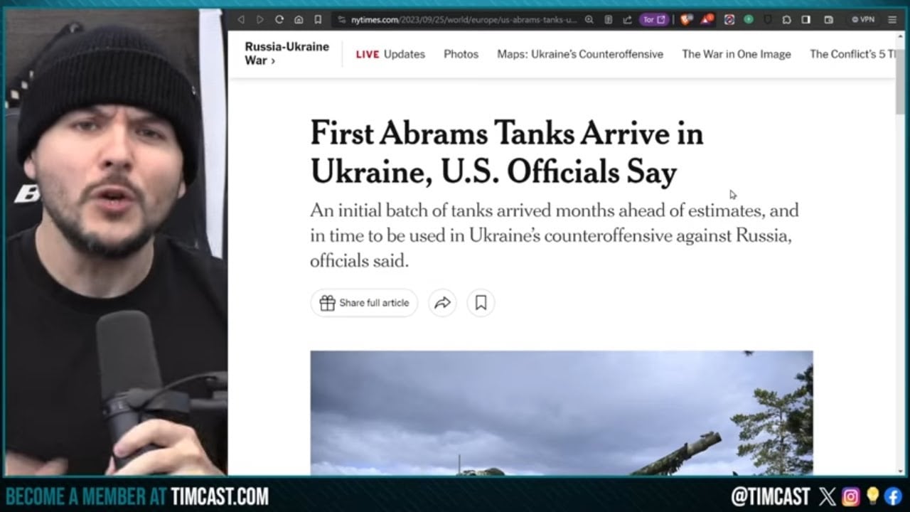 US Abrams Tanks Deploy In Ukraine, CBS EXPOSES US Tax Dollars Funding UKR Civilians And NOT Just War