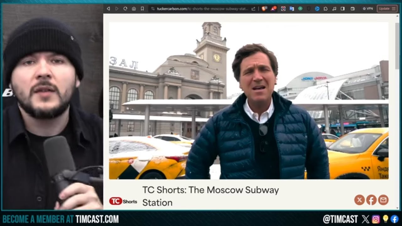 Tucker Carlson SLAMMED Over Potemkin Moscow Supermarket And Subway Videos, BUT HES NOT WRONG