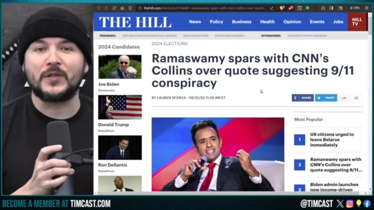 Woke Press Launches INSAINE Vivek Ramaswamy SMEAR, Claims He Pushed Conspiracy WITH FAKE QUOTE