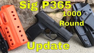 Sig P365 Post 1000 round range test update