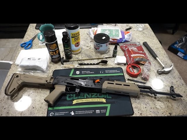 How to clean the PSA/Palmetto State Armory GF3 AK pattern rifle.