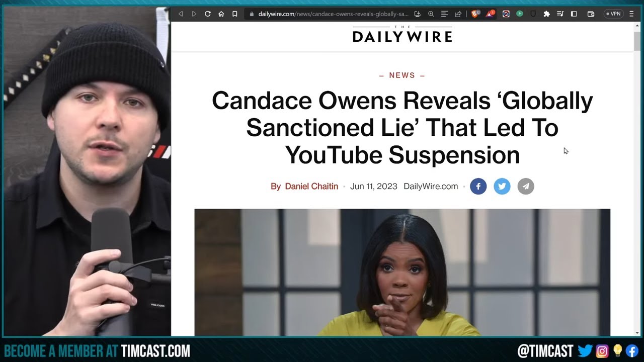 Candace Owens AND Michael Knowles SUSPENDED On Youtube Over Trans Debate, Woke Left PANICKING