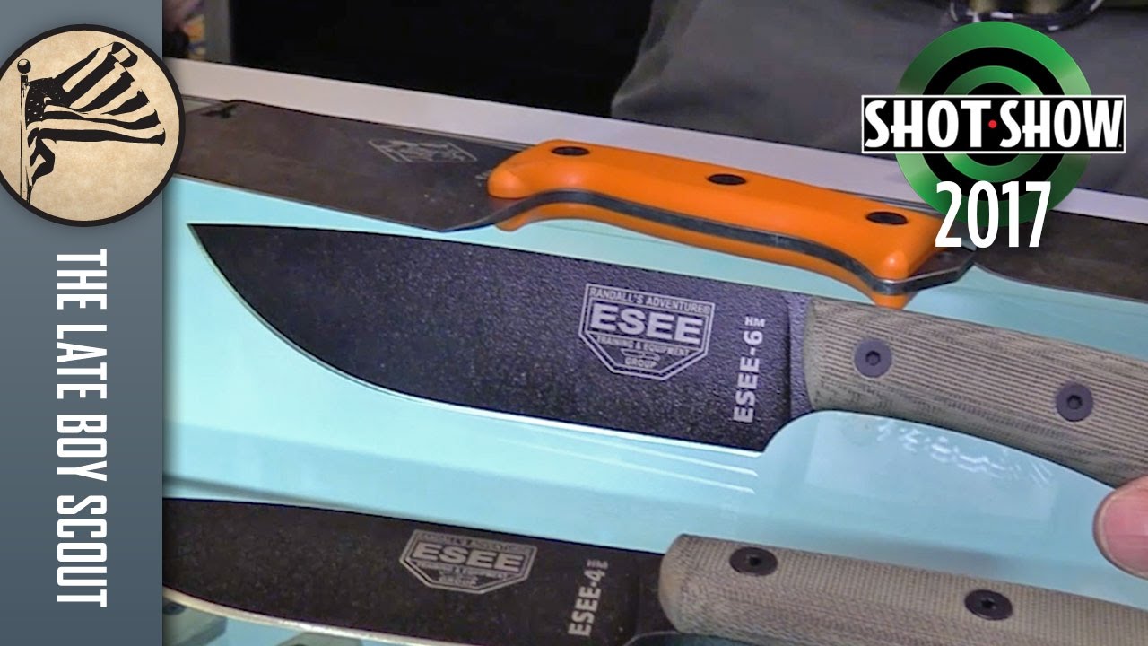 ESEE 6 HM Knife and More: SHOT Show 2017