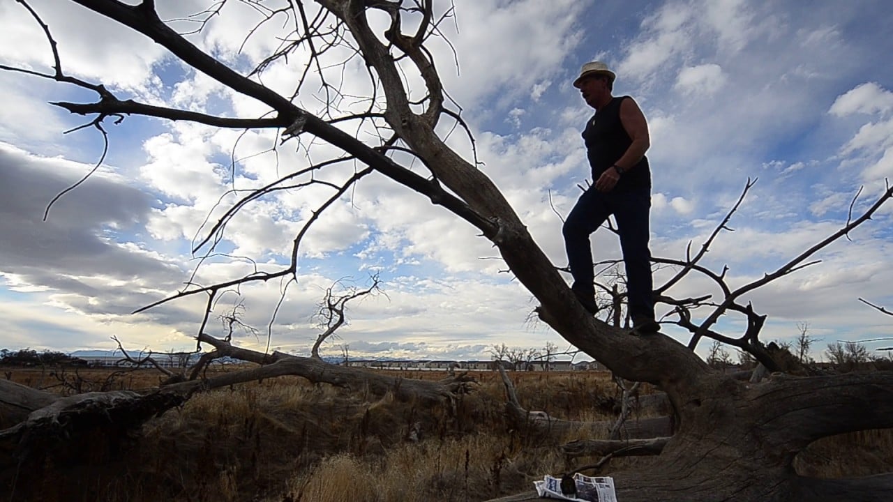 Stuntman Brad Buckner