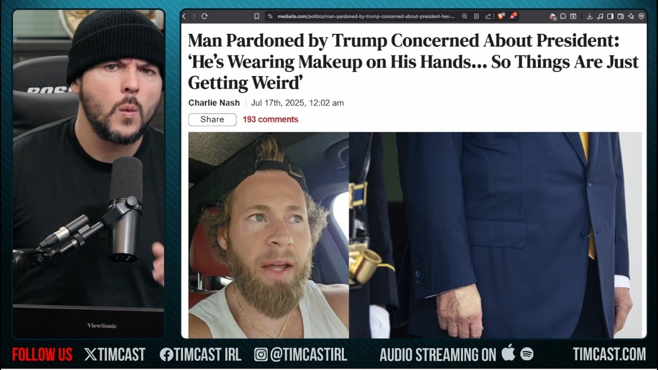 MAGA Base IS CRACKING, Trump Make Up Hand Sparks HEALTH CONSPIRACY | Tim Pool