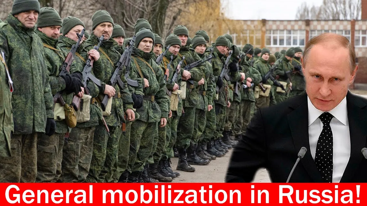 The general mobilization in Russia has begun! Are they calling everyone - is Putin declaring war?